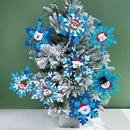 Manualidades de invierno Winlyn sin pegamento para evitar manchas en casa 5