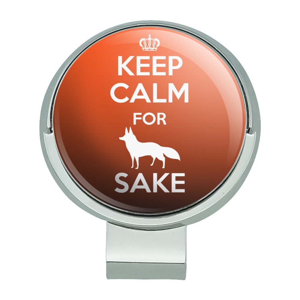 Golf Hat Clip with Silent Magnetic Ball Marker for Fox Sake Funny