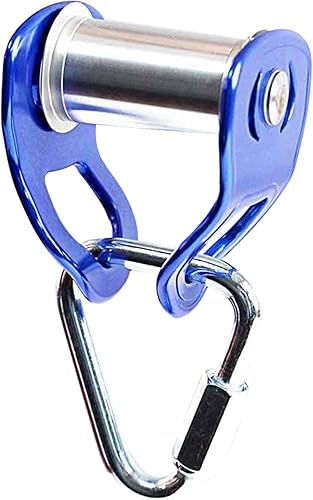 Carrera de obstáculos para niños, polea deslizante de aleación de aluminio con cerradura, carrera de obstáculos para niños, patio trasero, tirolesa,