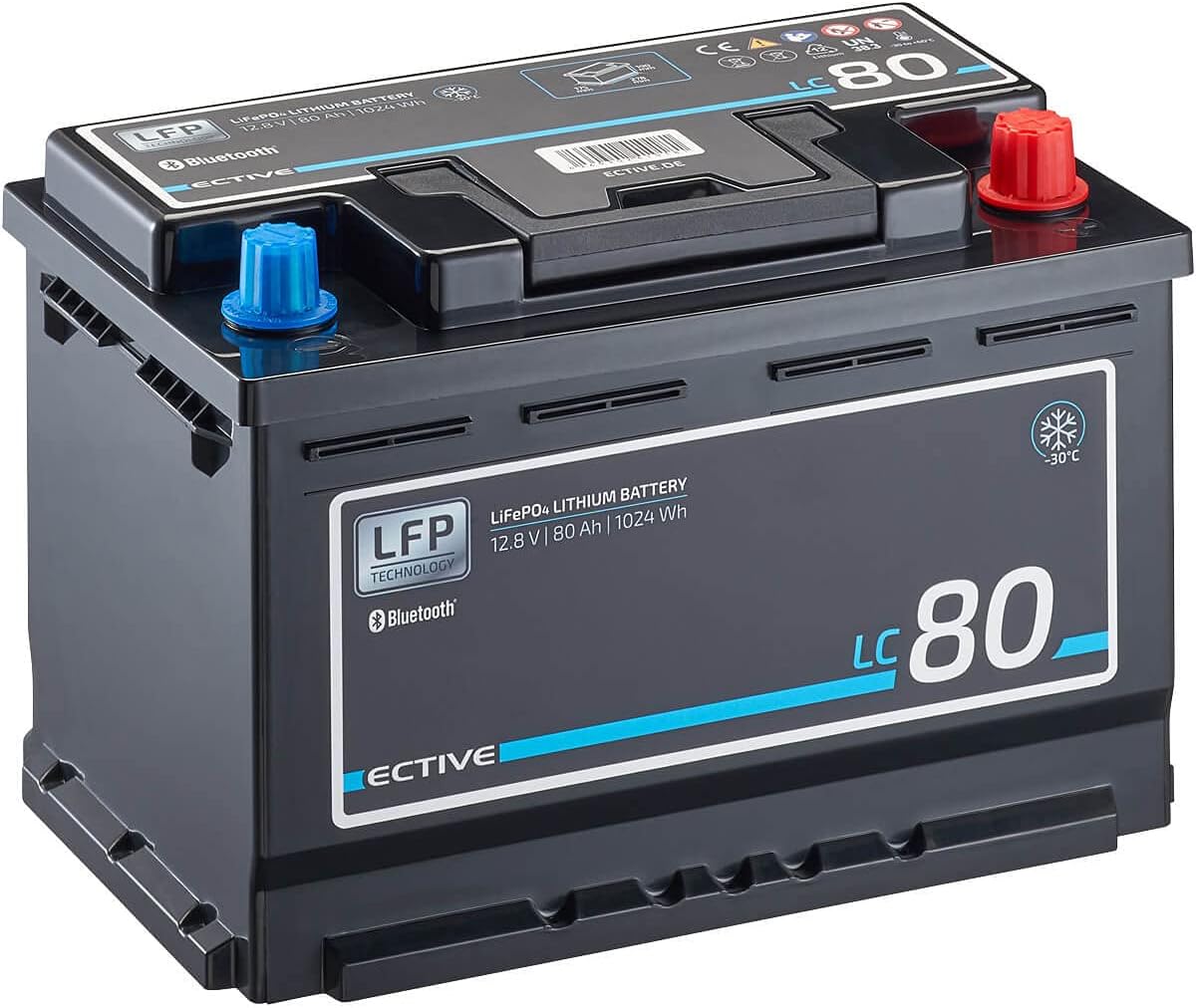 VATRER POWER LiFePO4 12V 100AH Selbsterwärmung Lithium Batterie Mit 100A BMS -20℃ Tieftemperatur