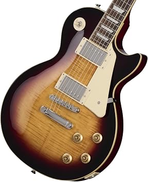 Epiphone/Inspired by Gibson Les Paul Standard 50s Figured Bourbon Burst Epion Less Pole