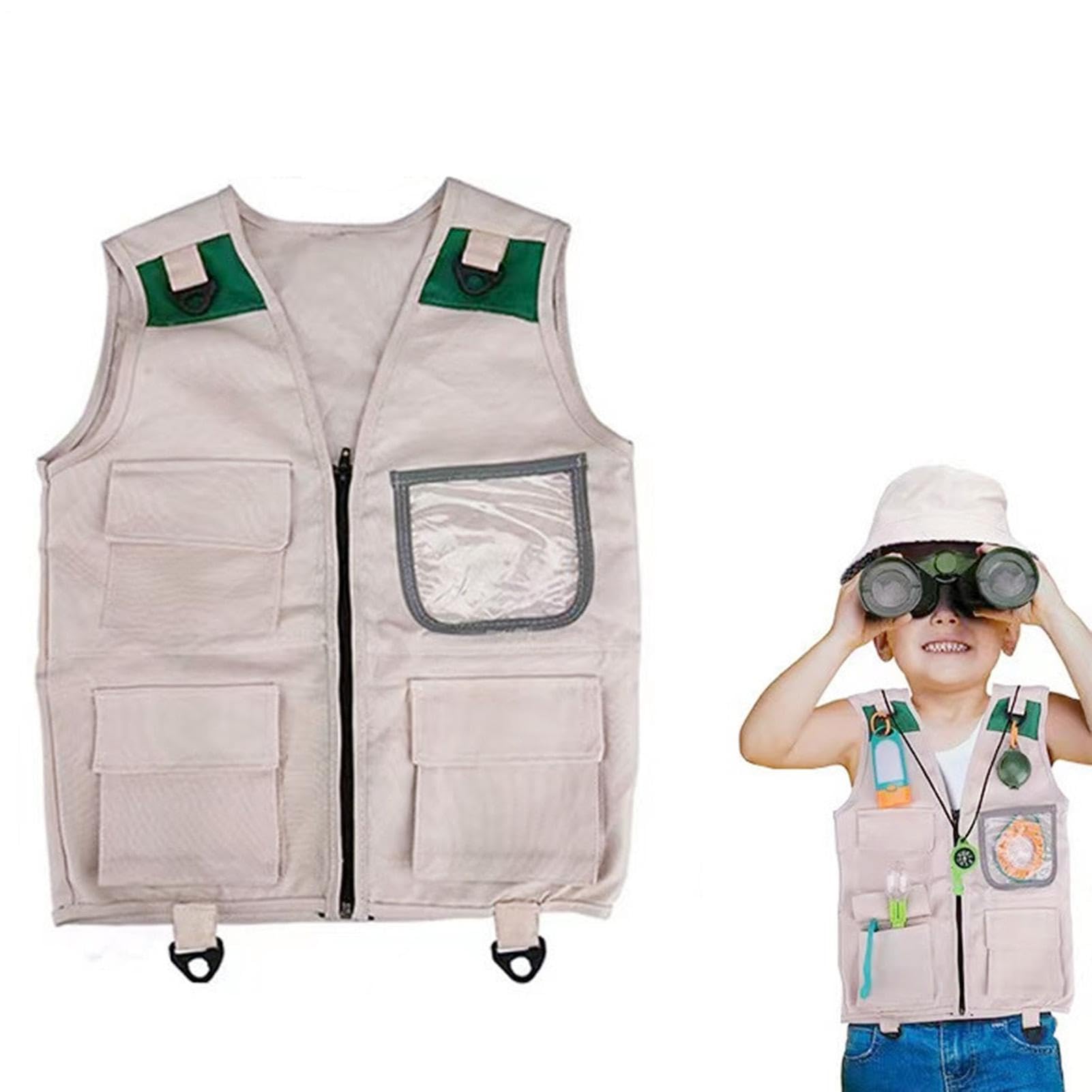 Explorer Costume Kids | Safari Costume Kids Fishing Vest | Adventures Archeologist Vest Outdoor Kid Explorer Kit | Explorers Costumes Kid Role Play Outdoor Adventure for Fishing, Camping