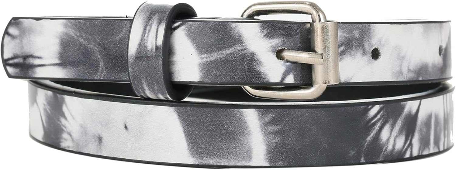 Belts for Girls 3 Pack Teen Kids Belt Girls Fashion PU Leather Heart Shiny Glitter Patent Belt Fit Pant 21"-30": Clothing, Shoes & Jewelry