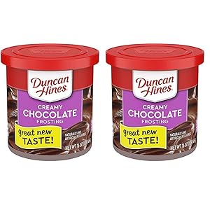 Duncan Hines Creamy Chocolate Cake Frosting, 16 Oz Can (Pack of 2)