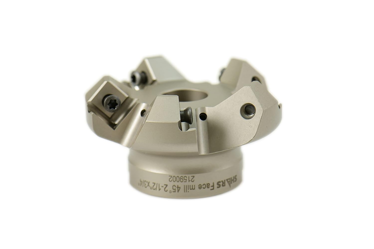 Shars CNC 2-1/2" 45° Indexable Face Mill SNEG 1506 Insert 5FL W/Certificate 404-7950 P[