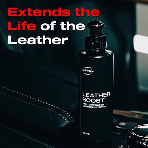 Miniatura 3 de Nasiol Leatherboost Nano revestimiento para protección de cuero y acondicionador, 5.07 onzas líquidas, protección UV, evita grietas o decoloración