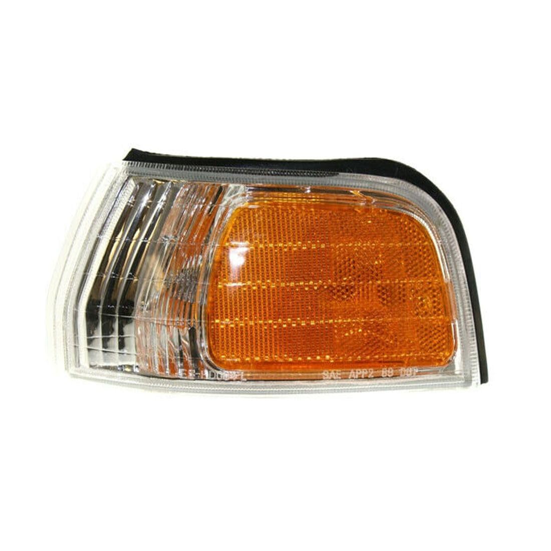 Corner Light Front Left Driver Side Orange Clear Lens Lamp Marker Signal Turn Park for Honda for Accord 1992-1993