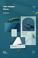 Vista 397 de Dimoon 236''x17.7'' White Thicken Peel and Stick Wallpaper Contact Paper Modern Self Adhesive Wall Paper Removable Renter Friendly Textured Solid