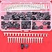 Hilitchi 240pcs(30set) 2.5mm Pitch 3-Pin JST SM Male & Female Plug Housing and Male/female Pin Header Crimp Terminals Connector Kit