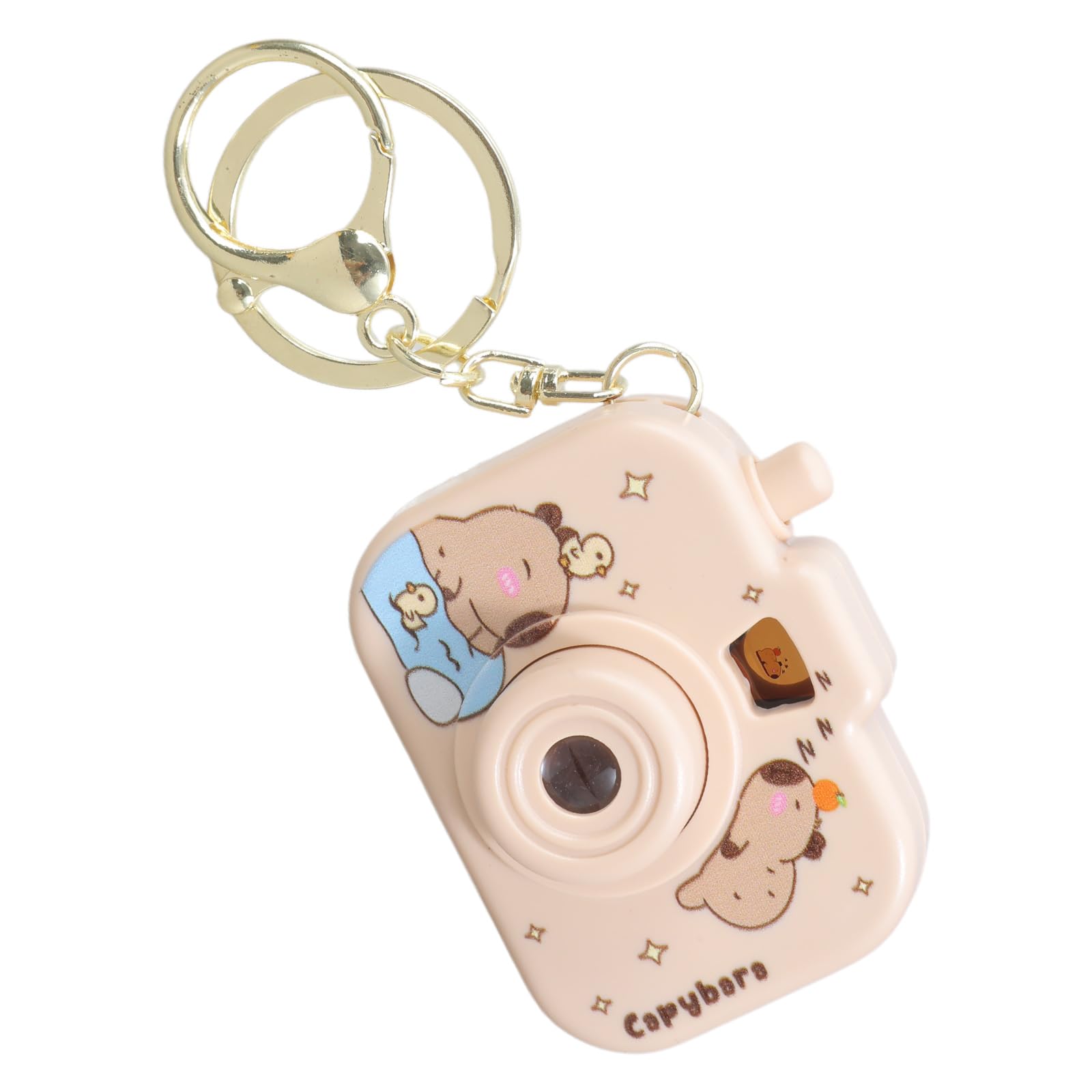 NEWFT Capybaras Design Keychain With Integrated Miniature Projector Perfect For Students And Of Adorable Accessories