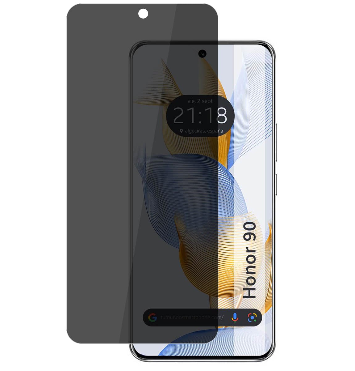 2 Piezas De Película De Hidrogel Mate Antihuellas Para