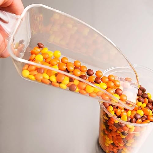 Miniatura 2 de Soro Essentials - Juego de 2 cucharas de hielo de policarbonato de 12 onzas de color transparente - Cucharas para palas de hielo, cucharas de