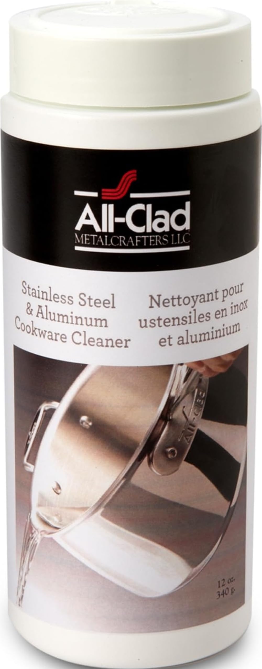 All-Clad Cookware Stainless Steel Cleaner, 12 oz Powder