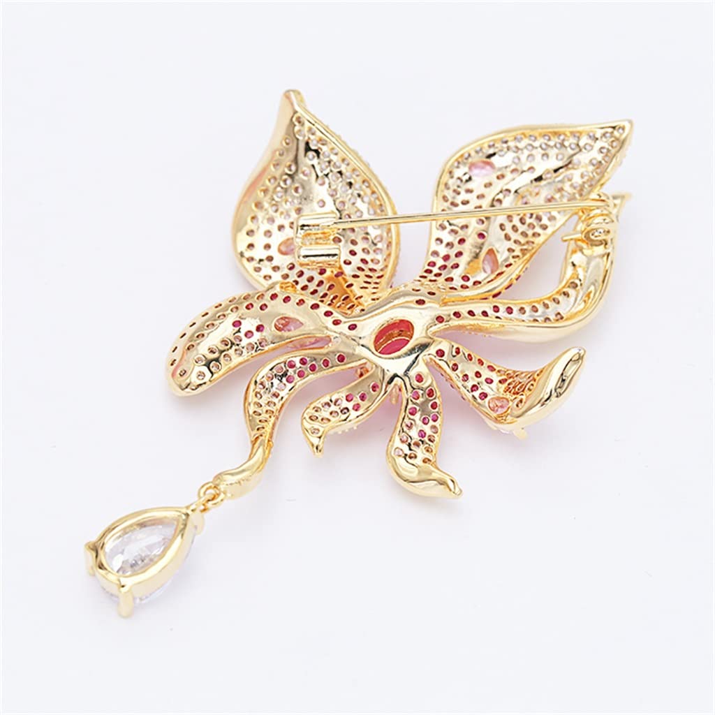 Broche de Flor Rosa Amarilla, Pin para Solapa con Insignia, alfileres y broches para Mujer, Accesorios de Ropa, Regalos, Accesorios de Ropa