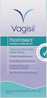 Vagisil Prohydrate Internal Hydrating Gel, Long Lasting Relief From Vaginal Dryness Daily, For Comfortable Intimacy, With ...