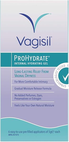 Vagisil Prohydrate Internal Hydrating Gel 6 Pre-Filled Applicators