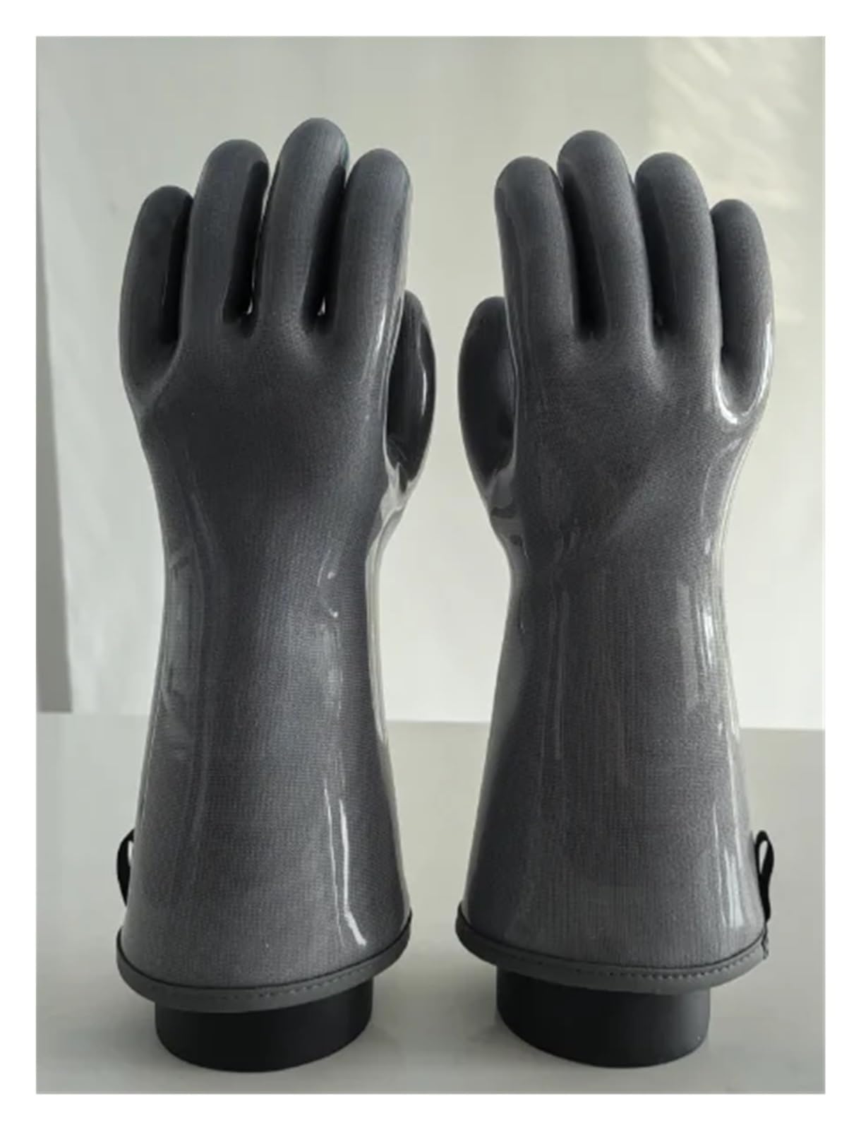 Guantes BBQ de silicona líquida 35cm, guantes de horno resistentes al calor