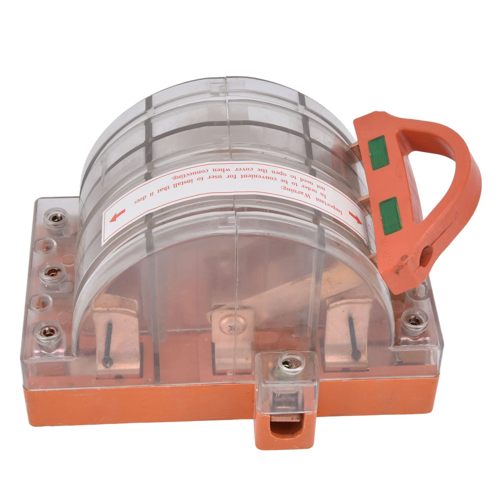 FTVOGUE Interruptor de Cuchilla de Desconexión Resina ABS Cobre Interruptor de Cuchilla de 3 225A AC380V Doble Tiro para Generador de Transferencia de Energía Industrial Respaldo y Uso de