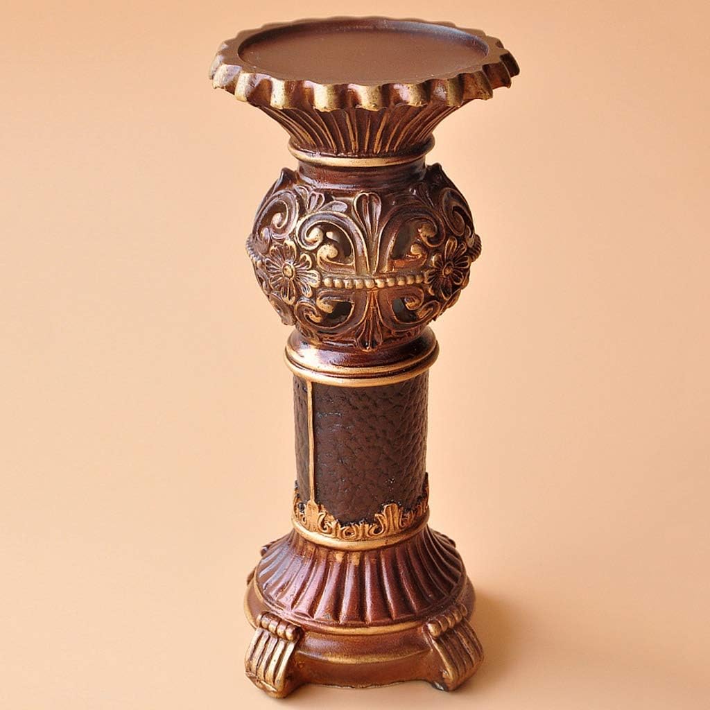 キャンドルホルダー テーパーキャンドルホルダー ヴィンテージキャンドルスティック 装飾センターピース ローマンピラーキャンドルスティ