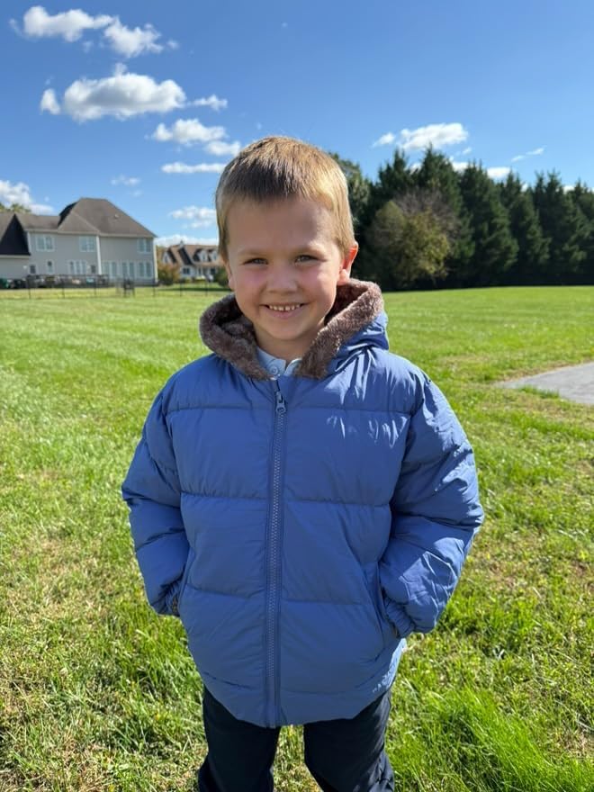 Enlifety 6M-5T Baby Toddler Winter Fleece Coat Boys Girls Cute Bear Ear Hooded Jackets with Pockets - Image 6