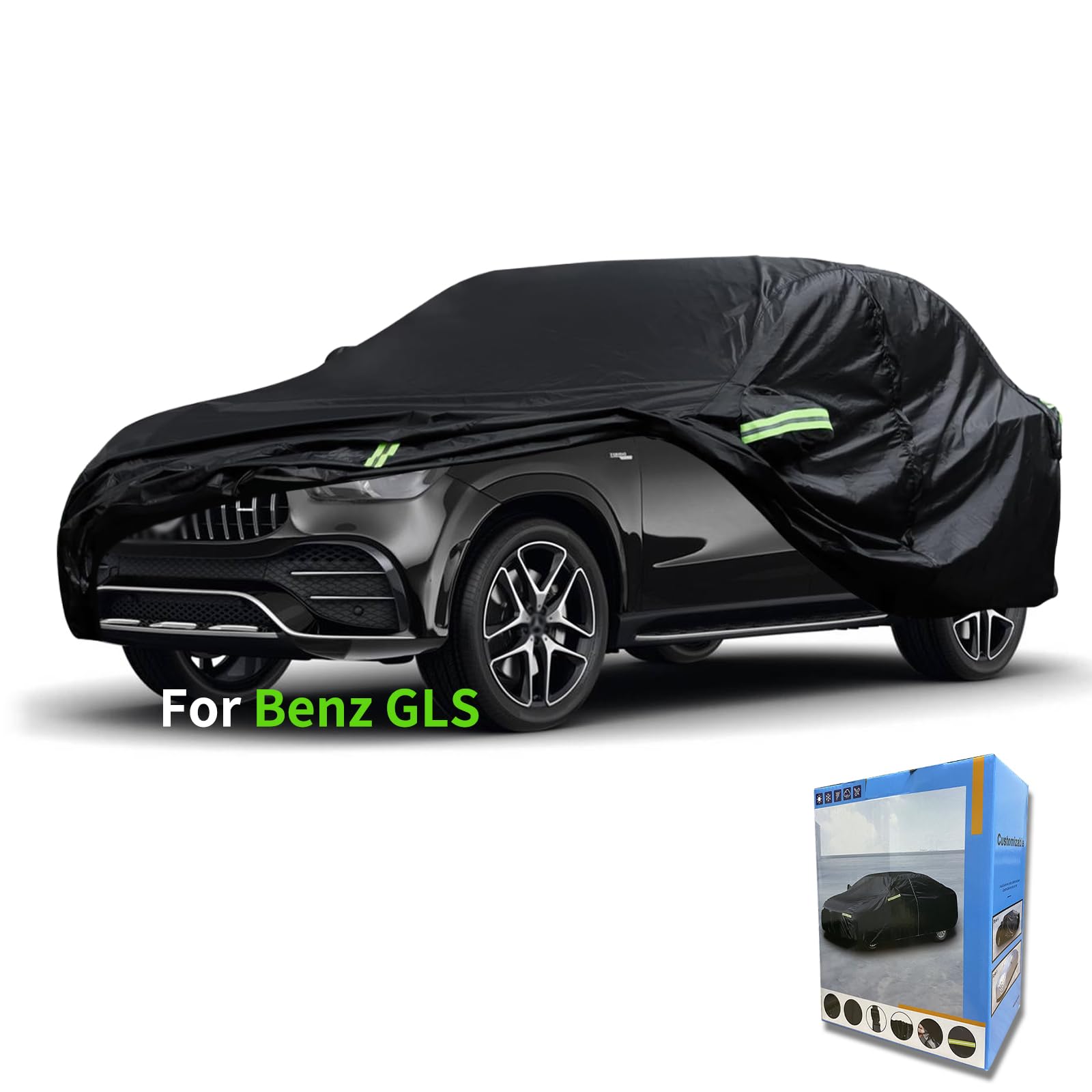 Custom-Fit for Mercedes-Benz Car Cover, Automobiles All Weather Waterproof, Car Cover All Weather Snowproof UV Protection Windproof Outdoor Full car