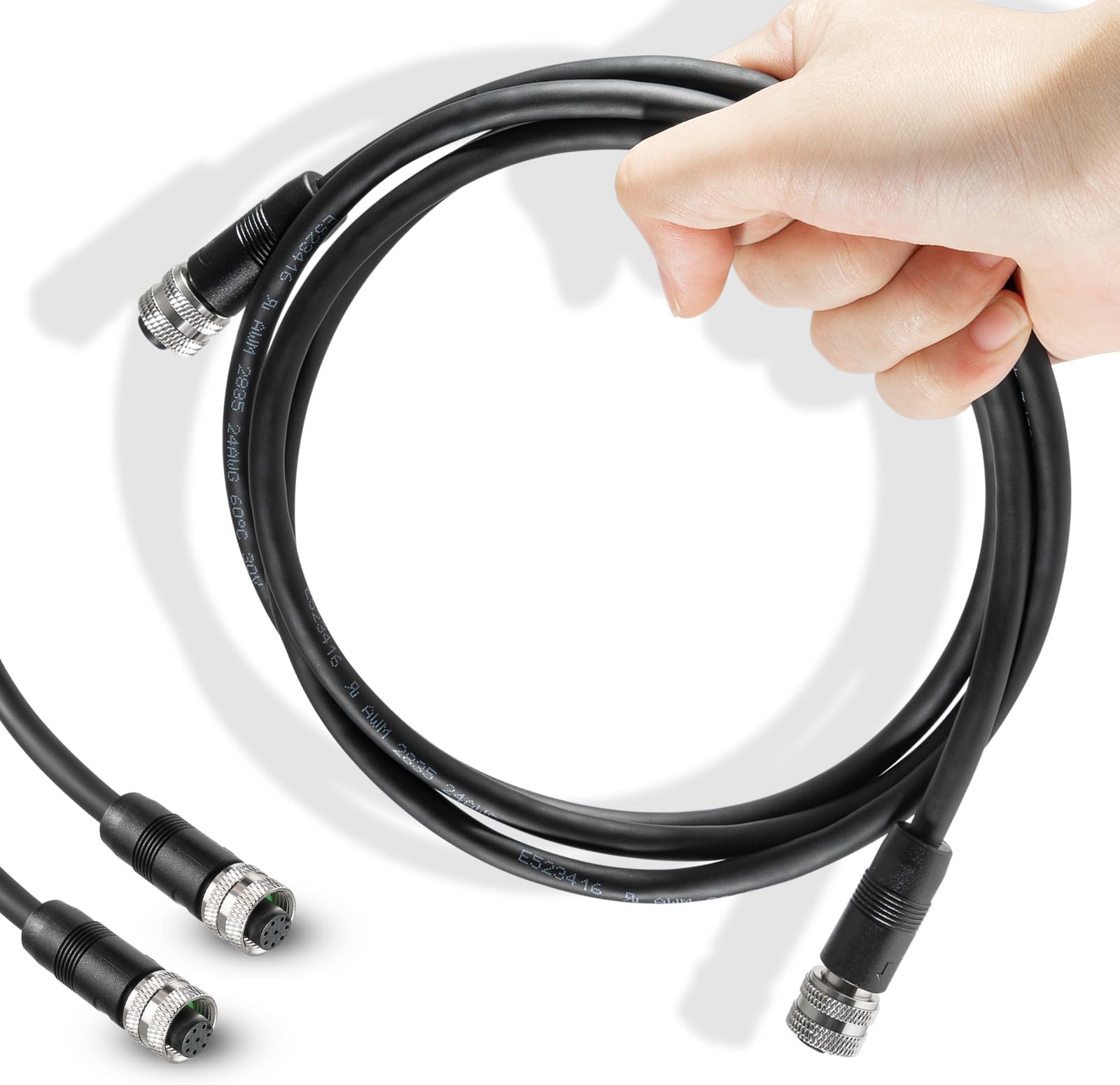 Sponsored Ad - 720073-6 5 Foot Ethernet Cable AS EC 5E Replace for Humminbird, Black Fit for Helix, APEX, SOLIX and Onix