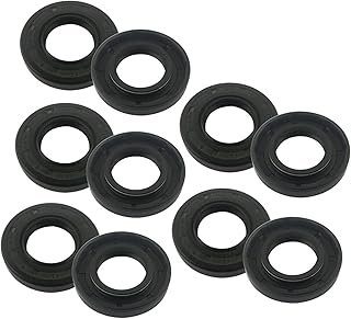 Seal Washer 10pcs TC Type Skeleton Oil Seal, Inner Diameter 12mm Sealing Ring Gasket for Engine, Pumps, Car Gasket Lip (Size : 12x25x8mm)