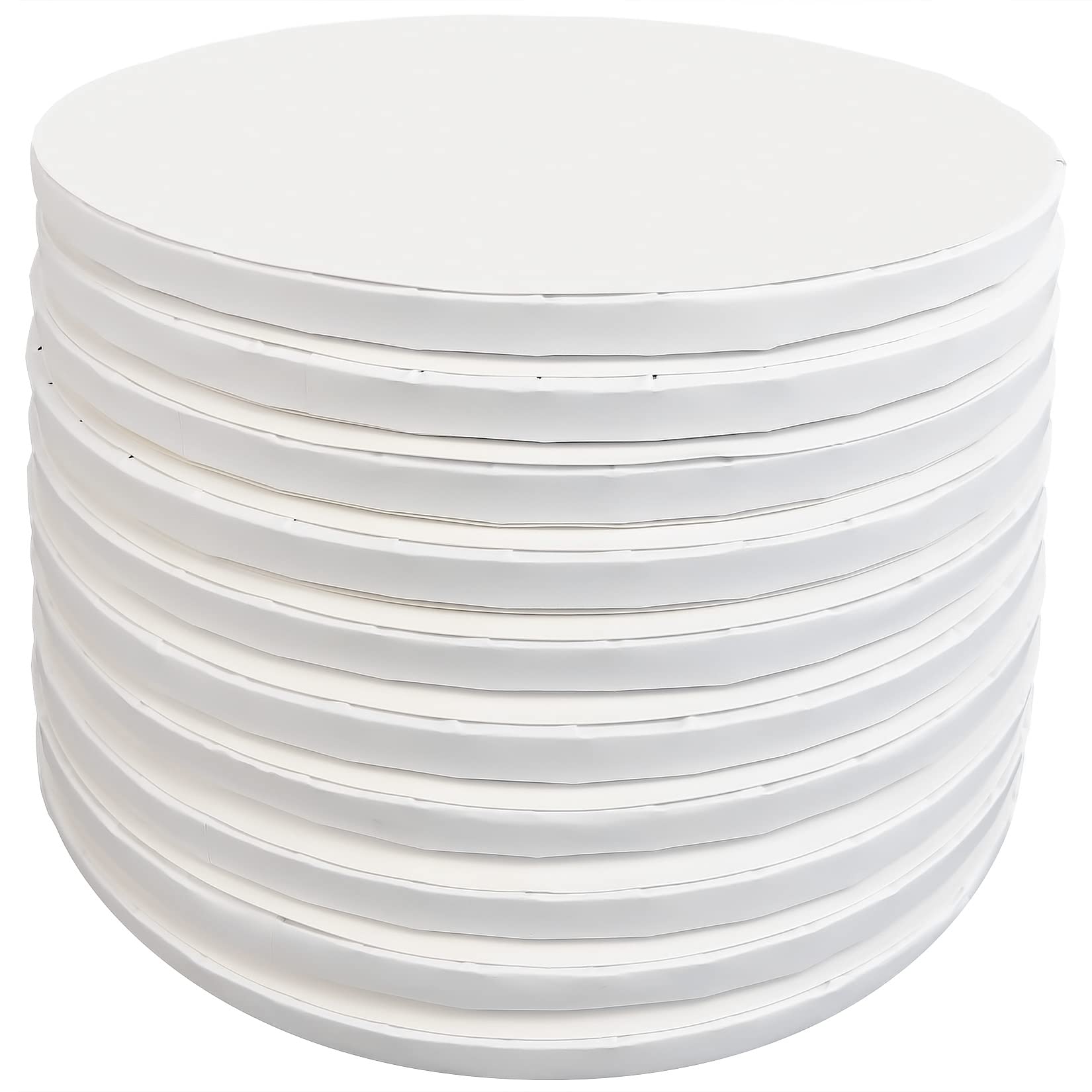 Buy 10Pack 10 inch Round Cake Boards Cake Drums,White Thick