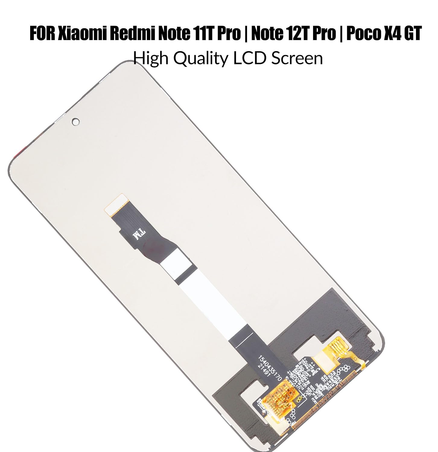 Écran de rechange pour Xiaomi Redmi Note 11T Pro | Poco X4 GT | Note 12T Pro, 22041216C, 23054RA19C, 22041216G, 22041216UG, LCD tactile, numériseur, avec kit de réparation