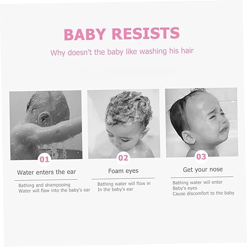 Miniatura 3 de Gorra de champú ajustable, 6 unidades, visera de protección de ojos, forma de agua, productos de lavado, gorro para recién nacido, tapa de cerdo