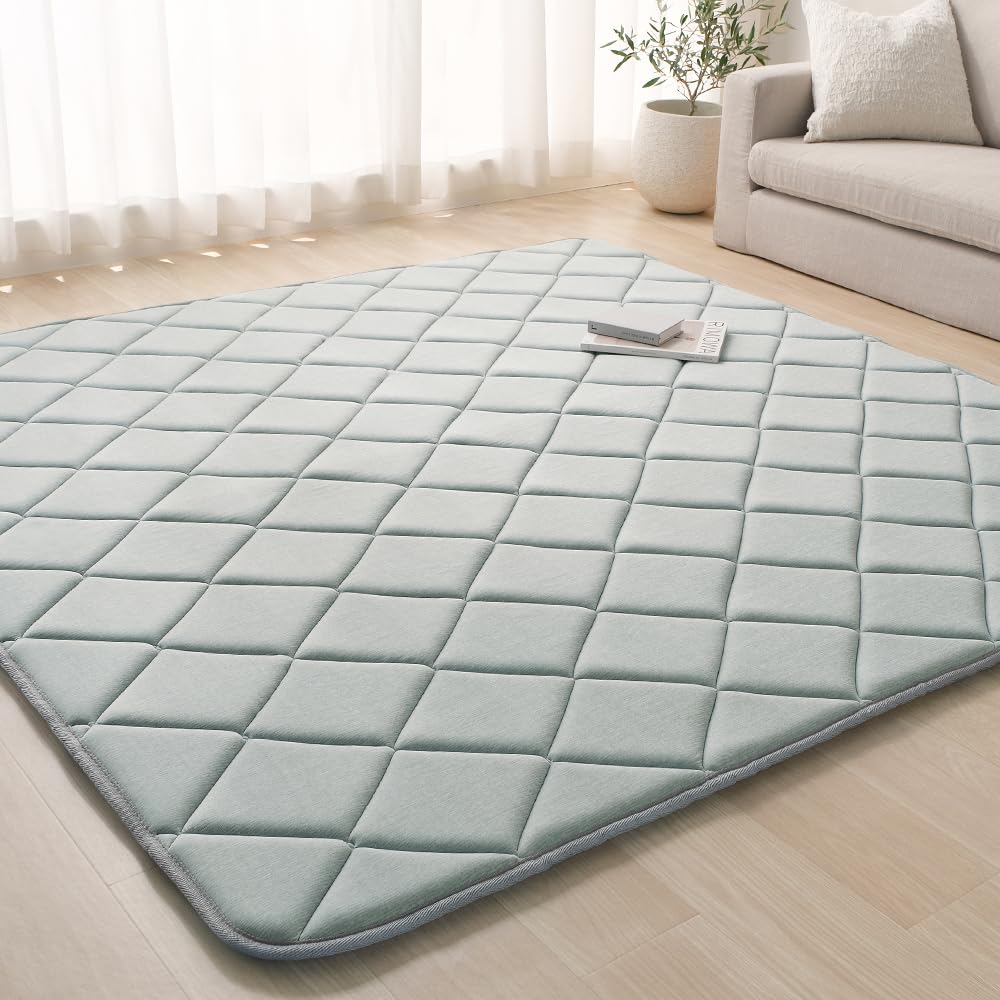 【特価セール】アイリスオーヤマ  夏用ラグ 接触冷感ジェルタイプ 185×185 Amazon｜アイリスオーヤマ 【ひんやり長持ちジェル】 夏用ラグ 接触冷