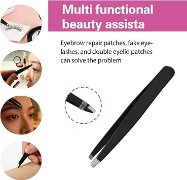 50X Magnifying Makeup Mirro, Make Up Mirror Magnifying with Suction Cup, Precision Tweezers, Travel Mirror, Small Mirror for Detailed Skincare