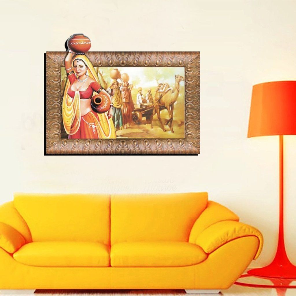Decor Kafe 'Village Life Wall Poster
