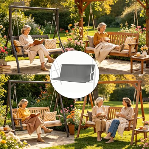 Repuesto de lona para columpio exterior Oxford 600D con protector impermeable de terraza 5