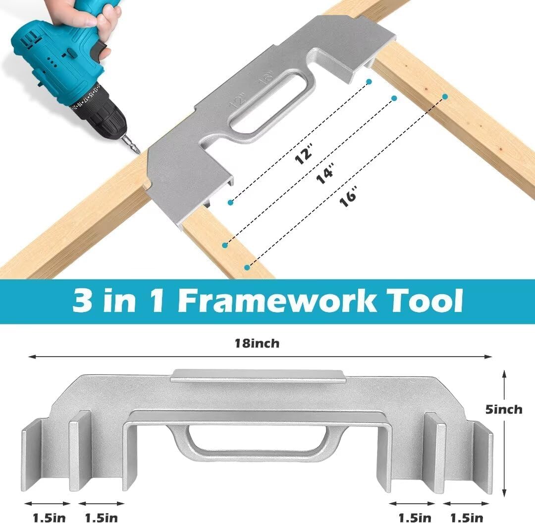 Snapklik.com : Vdsfand 3 In 1 Framing Tools - 12