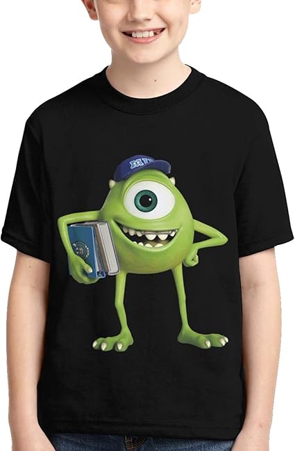 Amazon Co Jp Tシャツ 子供用 モンスターズインク マイク 半袖 ティーシャツ 夏服 丸い襟 トップス 人気 キッズ 男の子 女の子 ジャージ 入学式 子供服 通気性 キッズ服 吸汗 速乾 誕生日 プレゼント 普段着 部屋着 プリント ボーイズ ホーム キッチン