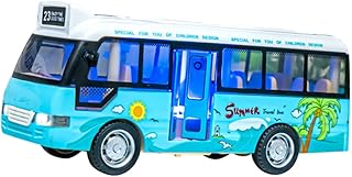 Totority Bus Toy Car Role Play Toys for Kids School Bus Statue Educational Playthings Kids Toys for Boys School Party Favors Simulated Bus Toy Boys Car Toys International School Bus Model