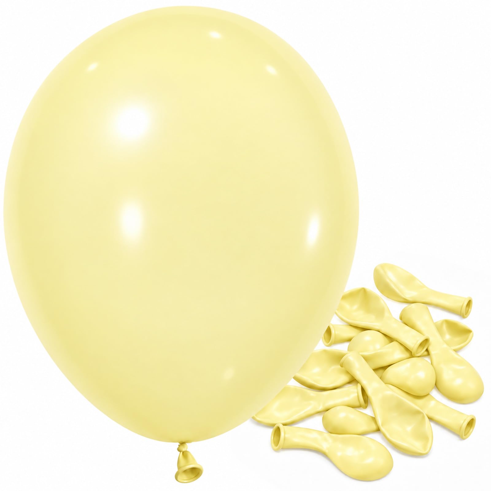 Jobkoo Silver Balloons 5 Inch, Mini Small Metallic Chrome Silver Balloon — image 1