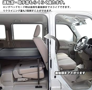 Amazon.co.jp: エブリィ ワゴン DA17W 専用 両側延長 ベッドキット