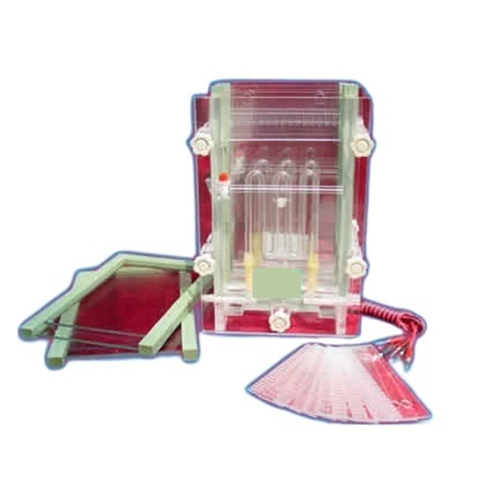 Electroforesis, Aparato De Electroforesis Vertical Tipo Sándwich De Doble Placa DYCZ-28D,Estructura compacta