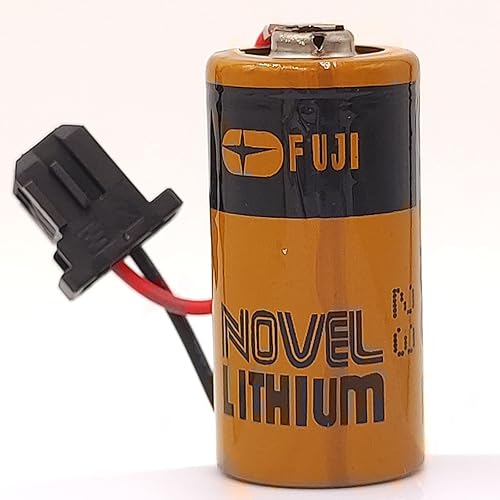 Miniatura 3 de 5PCS CR2/3 8.L 3V Batería Compatible para Fuji CR2/38.L 3V PLC Batería de litio FDK CR2/38.L con cabeza negra