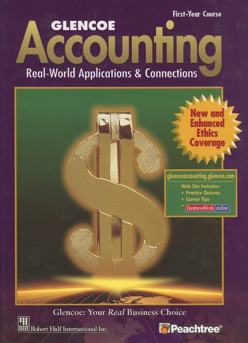 Glencoe Accounting First Year Course Student Edition