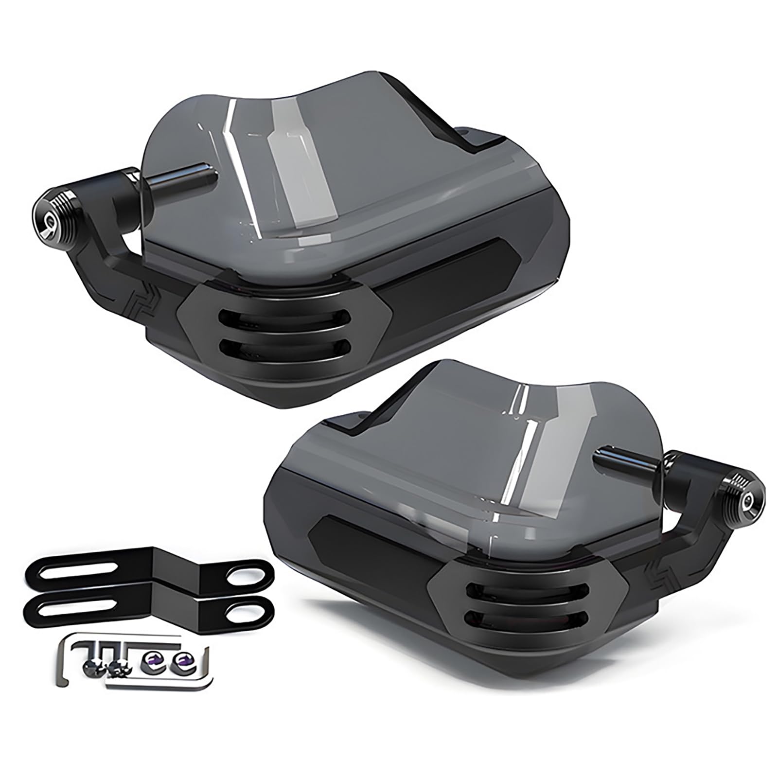 パーツ SFD! Amazon.com: MKNQUVG 1Pair Motorcycle Handguards for Kawasaki KFX