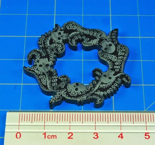 Miniatura 2 de LITKO Cthulhu, indicador Doom, negro