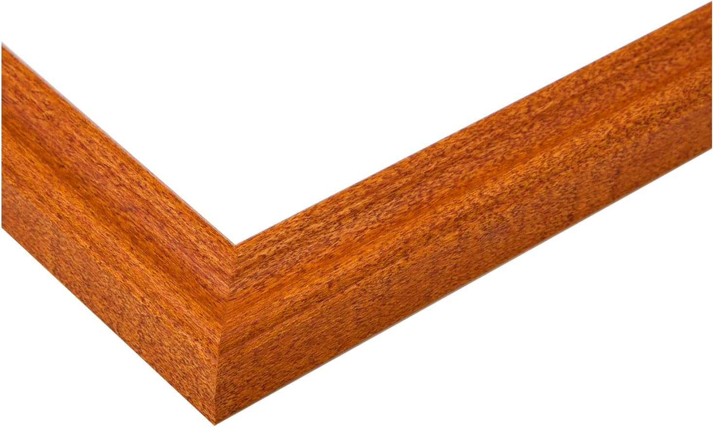 ArtToFrames 15x19 Inch Brown Picture Frame, This 1.00 Inch Custom Wood Poster Frame is Honey - Comes with Foam Backing 3/16 inch and Regular Glass (FBPL0066-60823-YHNY-15x19)