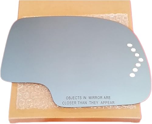 Espejo lateral de repuesto de vidrio y adhesivo – Señal de giro lateral del pasajero no calentado – Silverado Sierra Suburban Tahoe Yukon Escalade