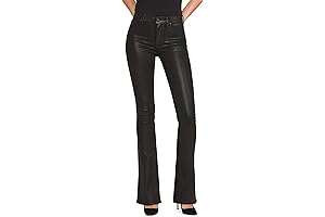 HUDSON Women's Barbara High Rise Bootcut Jean - Elevate Your Style with Waxed Denim
