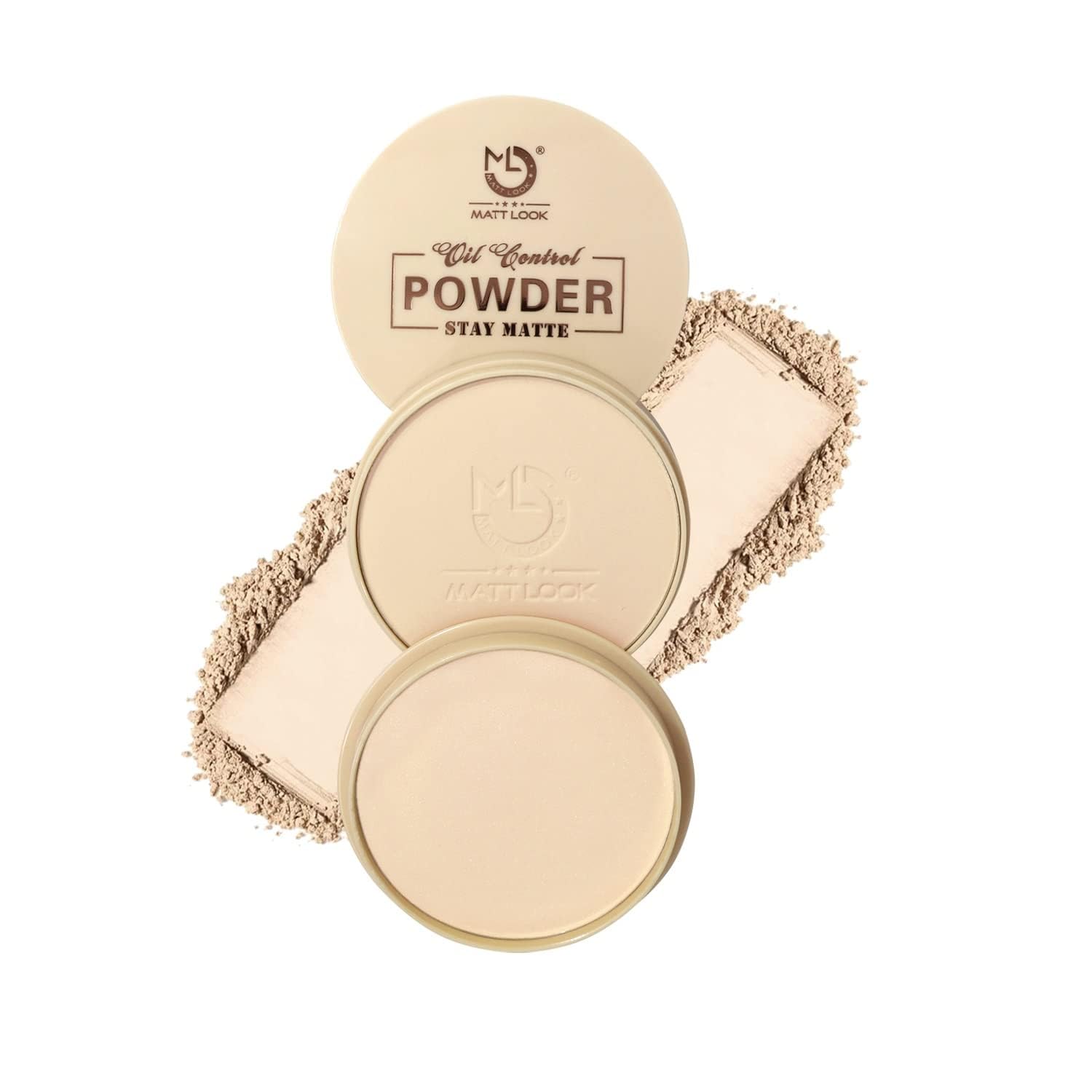 MATT LOOK CC Oil Control Pressed Powder Stay Matte, Pressed Powder, Face Makeup, Face Makeup, Moisturizing, Clear Without Flaws, Glowing Formula for All Skin Types, Matte Finish, Fair (20gm)