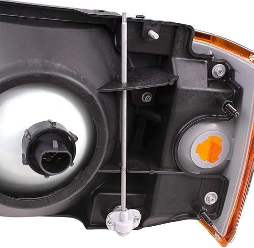 Miniatura 7 de Faros para luces delanteras para chofer y pasajero con repuesto de luz de estacionamiento para camionetas Ford SUV E9TZ13008F E9TZ13008E.