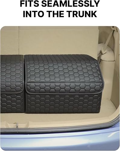 Miniatura 5 de Owleys Organizador de maletero para automóvil, contenedores de almacenamiento plegables, mantiene los alimentos, el equipo deportivo y las